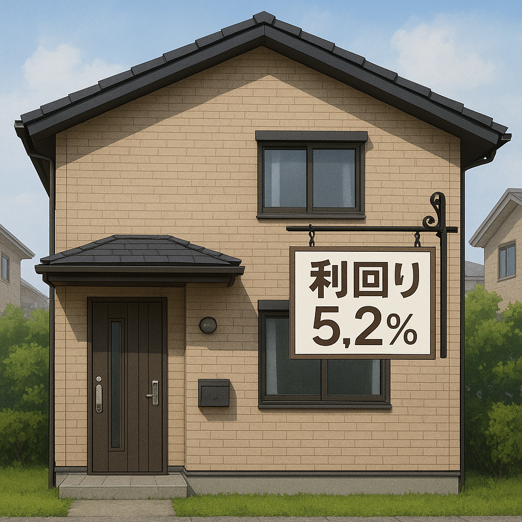 表面利回り5.2%の一戸建て